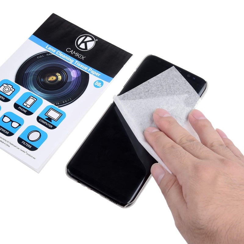 CamKix Lens Cleaning Paper Tissue 6X booklets/300 Sheets + Double Sided Cleaning Cloth - Lens Cleaning Paper for Use on Camera Lenses - Double-Sided Cleaning Cloth for Use on Electronic Screens - Image 5